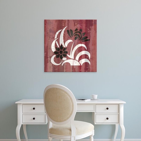 Easy Art Prints James Burghardt's 'Glyphic Tiles I' Premium Canvas Art