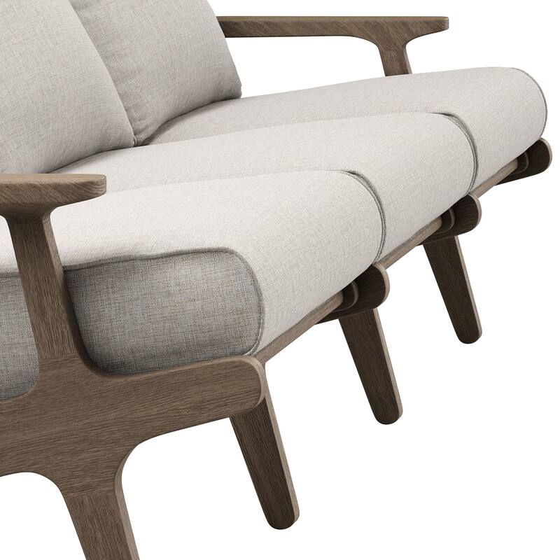 Saratoga Outdoor Patio Teak Sofa