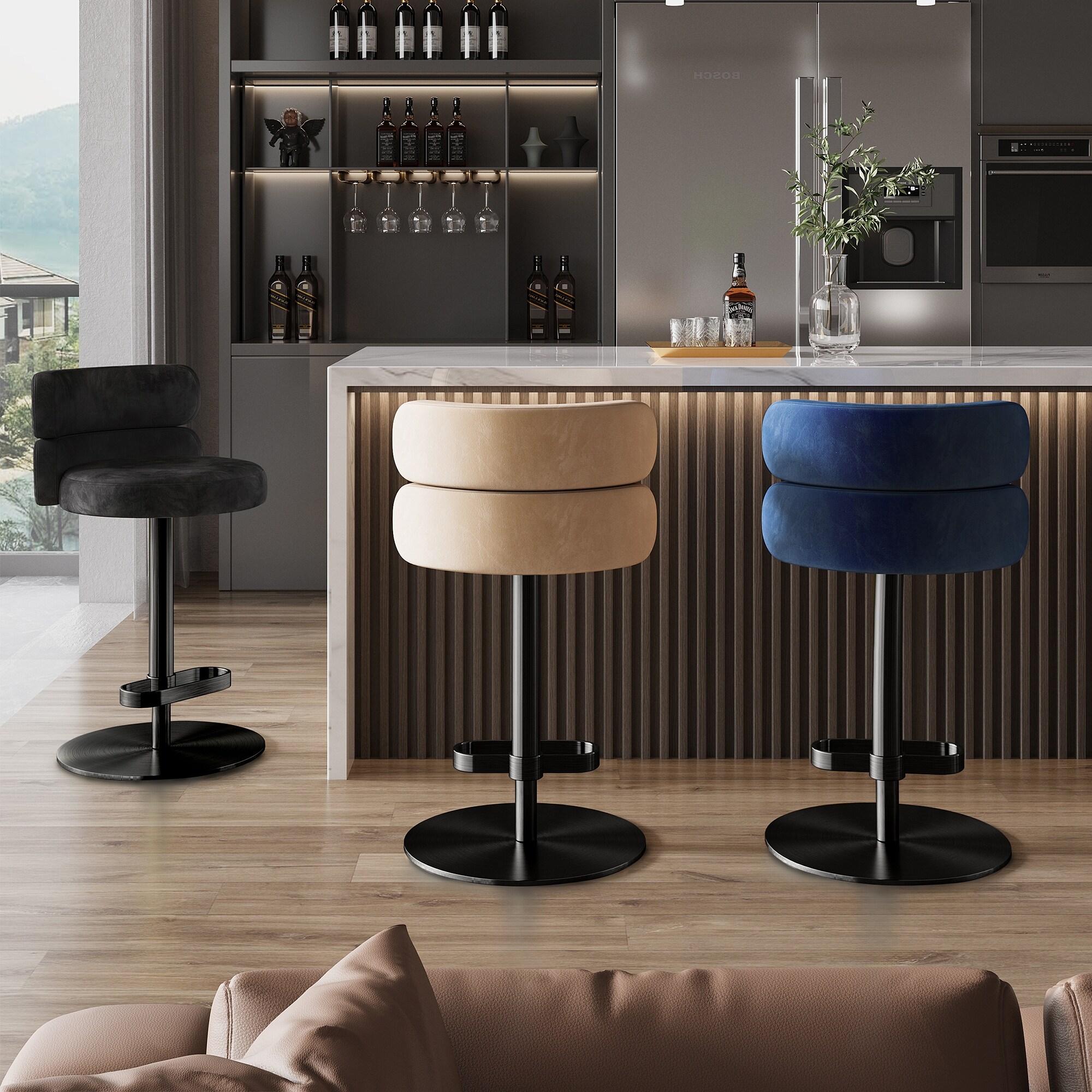 Velvet Counter and Bar Stools Bed Bath Beyond