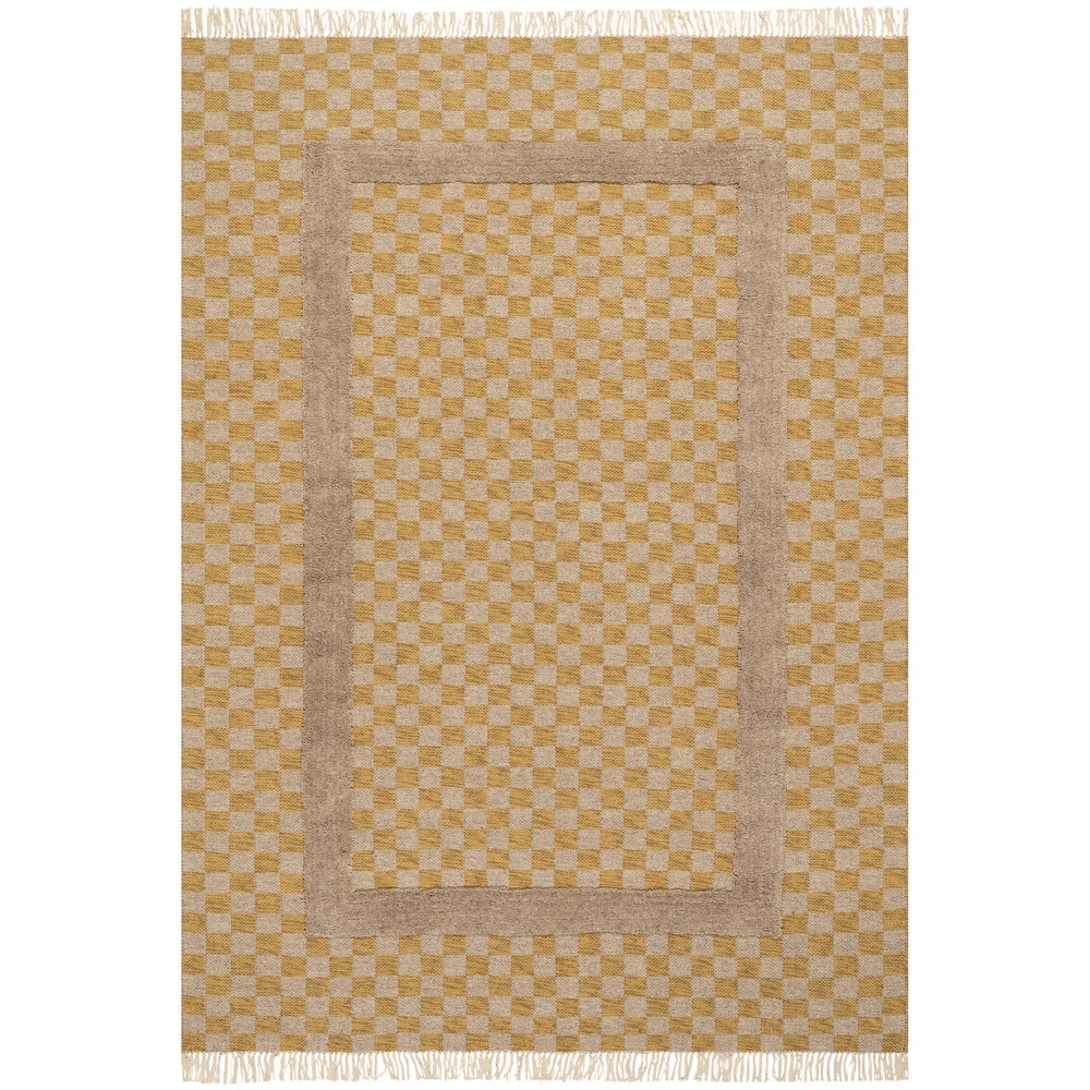 Carmeon Hamilton Memphis Modern Checkered Hand Woven Rug