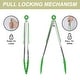 preview thumbnail 14 of 25, Stainless Steel Kitchen Tongs Set Silicone Cooking Tongs 3Pcs