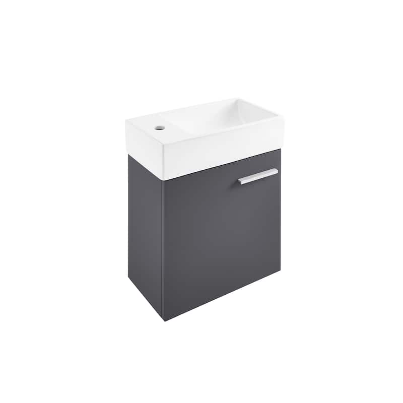 Swiss Madison Colmer 18" Single, One Cabinet, Bathroom Vanity