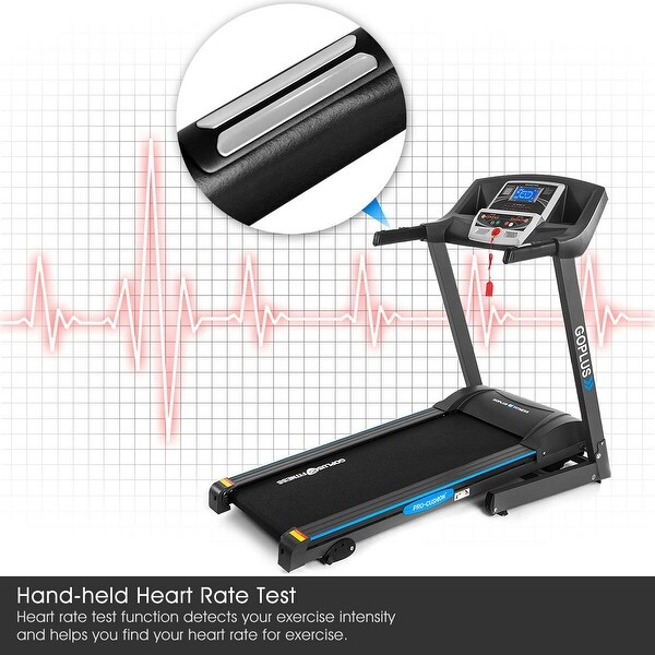 Goplus costway 2.25 hp folding electric treadmill Clearance