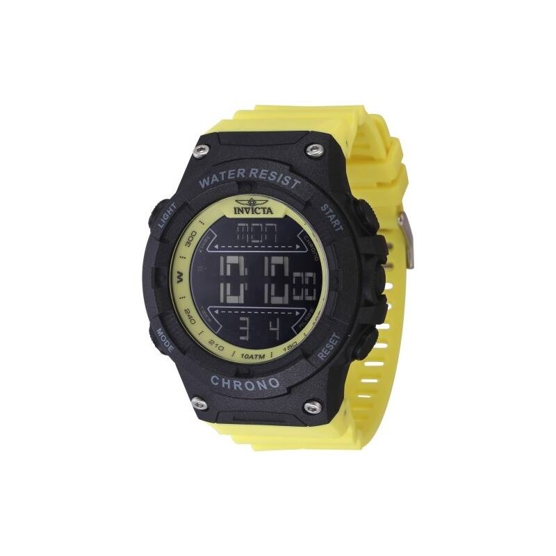 Invicta Men's 47527 Invicta Racing Digital GMT/Alarm Black Dial Watch