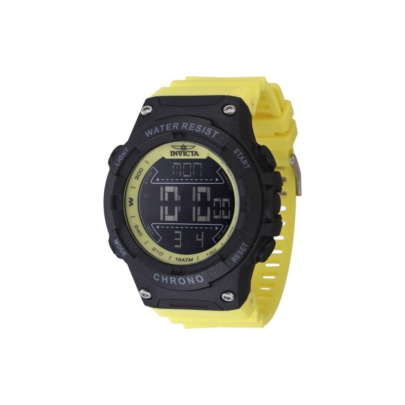 Invicta Men's 47527 Invicta Racing Digital GMT/Alarm Black Dial Watch