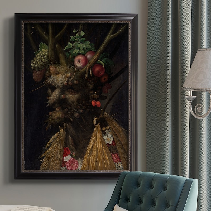 Four Seasons in One Head Premium Framed Canvas- Ready to Hang