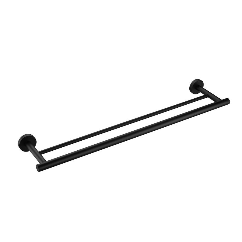 Topcraft Stainless steel Wall Mounted 23.6'' Towel Bar - Matte Black