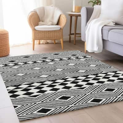 Premium Washable Super Soft Geo Prints Mayfield Rug
