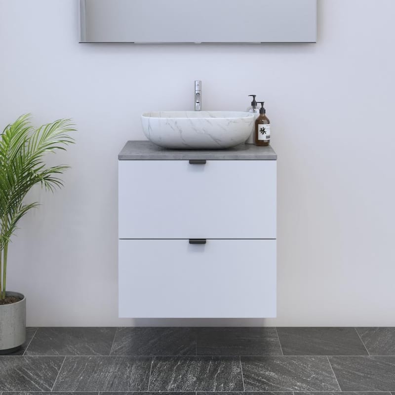 Ines 2S 60 Floating Bathroom Vanity (24" Width)