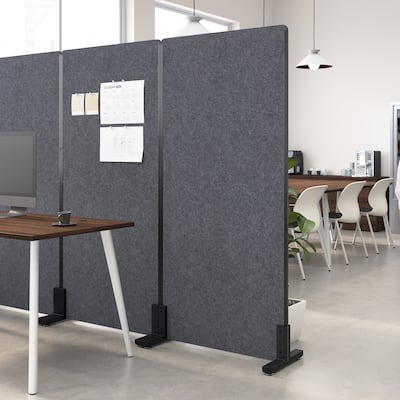 Bush Business Furniture 34W x 72H Freestanding Privacy Screen