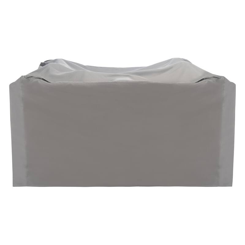 SAFAVIEH Outdoor Lilah 4-Piece Set Grey Cover - 50.4" W x 53.1" L x 30.7" H - 50Wx53Dx31H