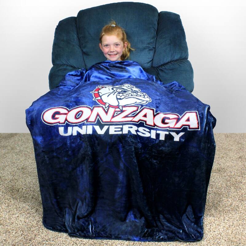 Gonzaga Bulldogs Sublimated Soft Throw Blanket
