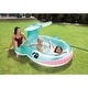 preview thumbnail 6 of 6, Intex 57440EP 79" x 77" x 36" Inflatable Whale Spray Kiddie Pool for Kids 2+ - 6.5
