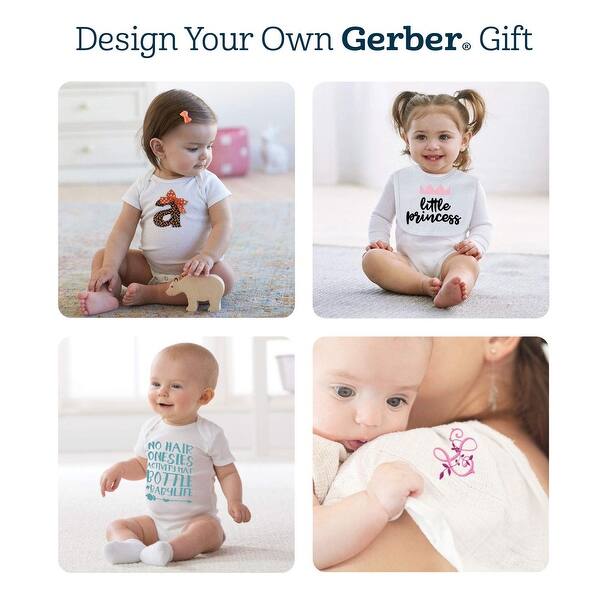 Shop Gerber Baby 5 Pack Solid Onesies Bodysuits White 0 3 White
