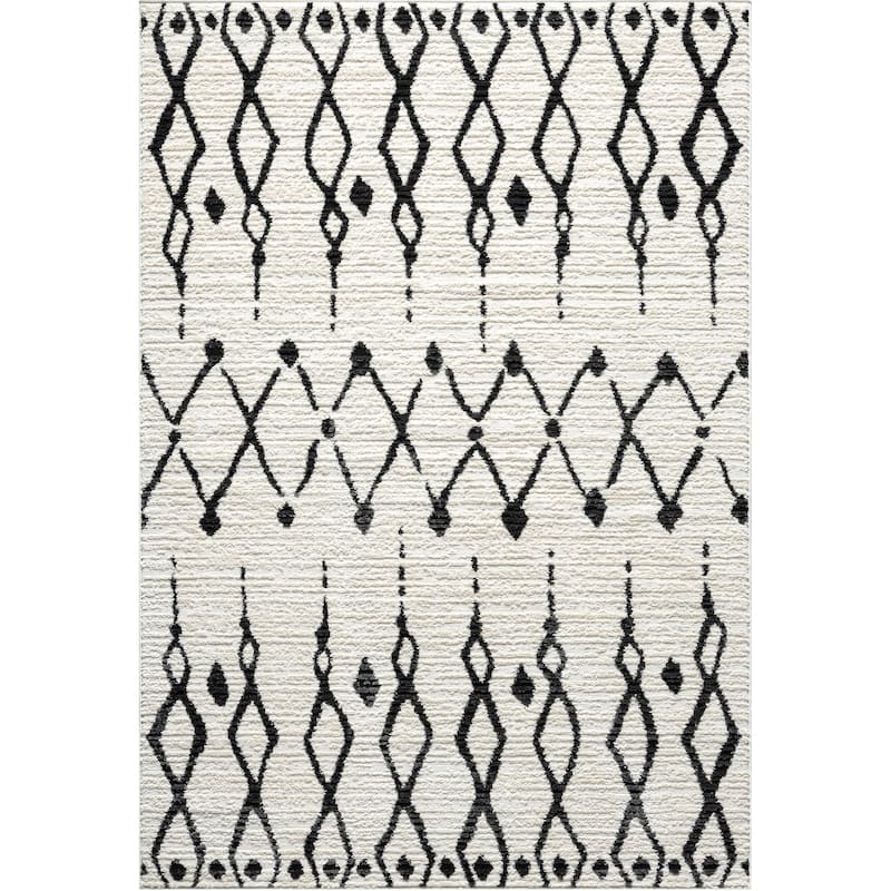 Abani Viva VIV160 Moroccan Geometric Tribal Area Rug