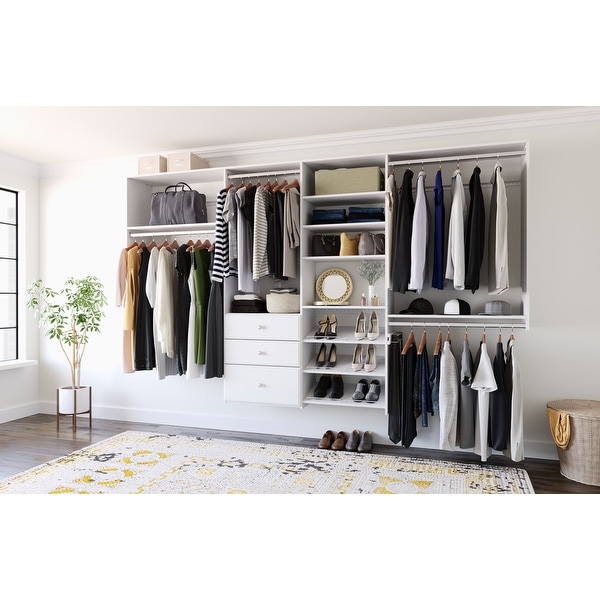 Easy Track Dual Tower Deluxe Closet Kit - On Sale - Bed Bath