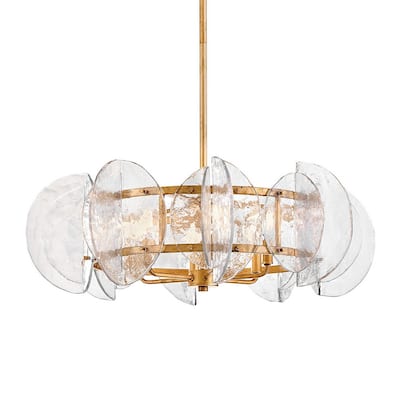 Fredrick Ramond FR41924 Seraphina 6 Light 28" Wide LED Ring Chandelier