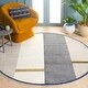 preview thumbnail 3 of 6, SAFAVIEH Pyramid Emma Modern Stripe Rug