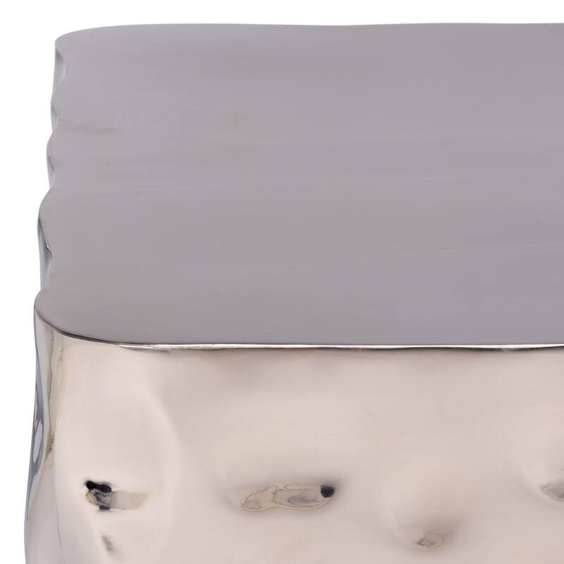 SAFAVIEH Couture Janalee Steel Square Coffee Table - 30"W x 30"D x 15"H