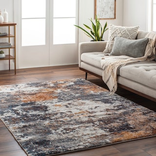 Arne Modern Abstract Plush Area Rug