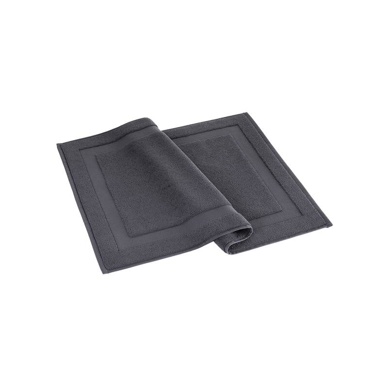 Brooks Brothers Solid Signature Bath Mat - Anthracite