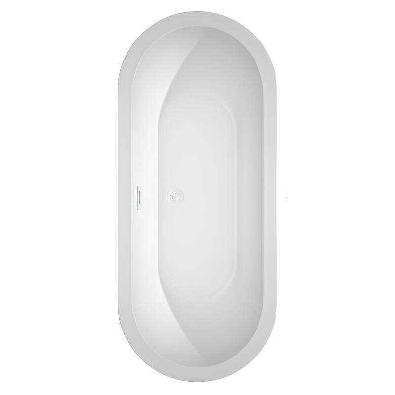Wyndham Collection Soho 72" Free Standing Acrylic Soaking Tub with