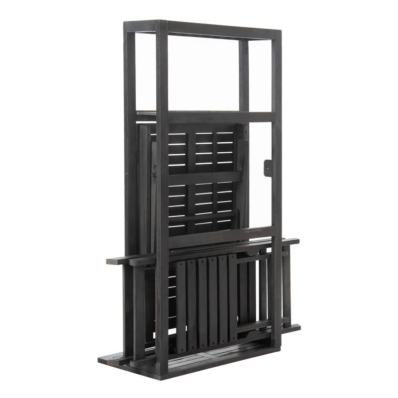 SAFAVIEH Outdoor Chikako Balcony Dining Cabinet Set - 26Wx23Dx50H