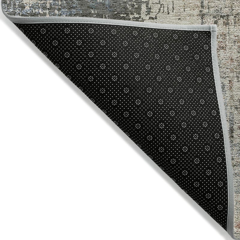 Machine Washable Indoor/ Outdoor Chantille Abstract Ombre Rug