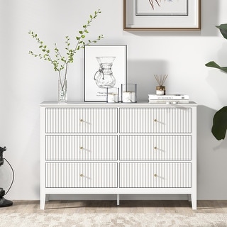 draw drawers バックオープンTシャツ ベージュ Highland 8-Drawer Double Dresser | Essentials For Living