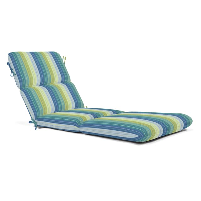 Sunbrella 74-inch Chaise Cushion - Seville Seaside