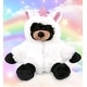 preview thumbnail 4 of 4, DolliBu Long Leg Black Bear Unicorn Plush Stuffed Animal with Outfit - 10.5 inches