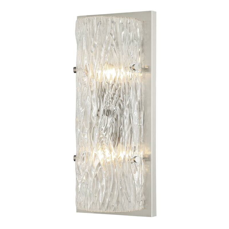Varaluz Morgan Wall Sconce - 2-Light - Brushed Nickel