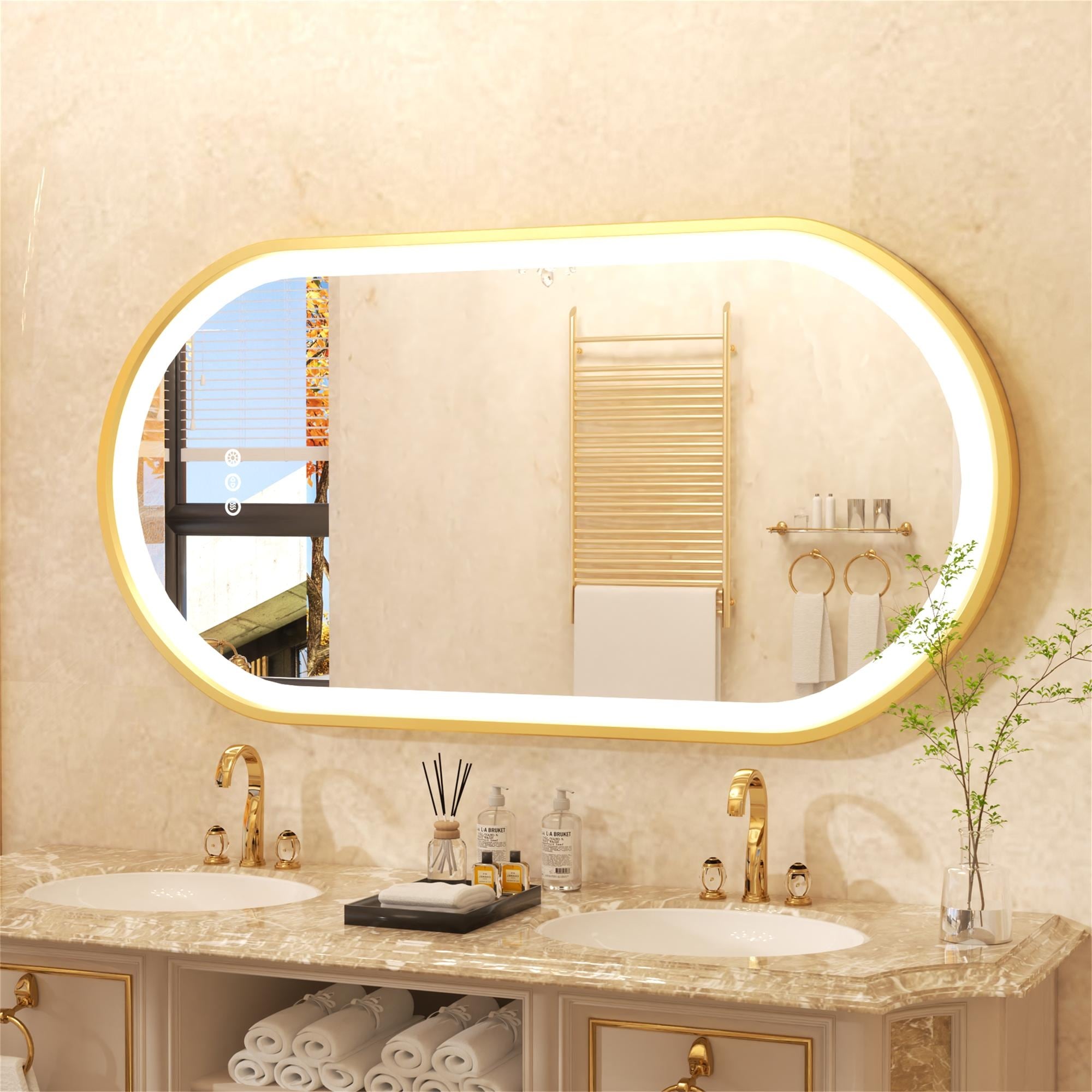 Touch screen light mirror outlet