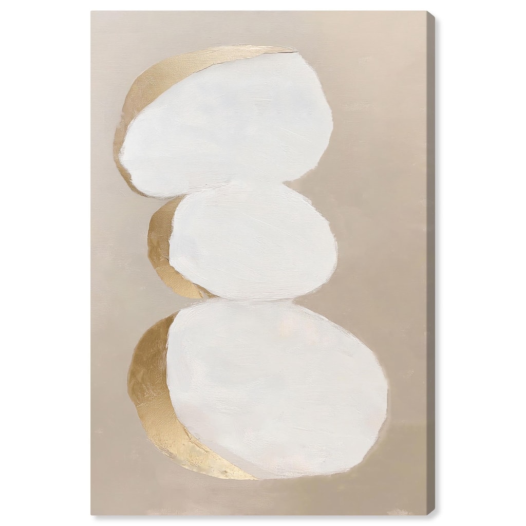 Stacked Stones I Canvas by Art Remedy, Gallery Wrapped