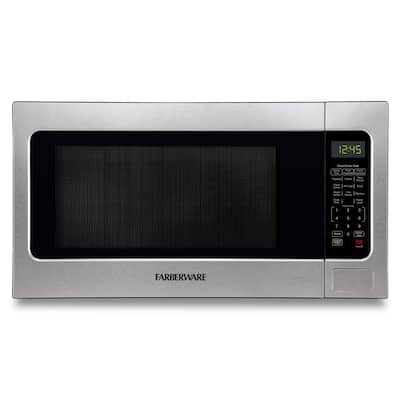 Farberware Professional 2.2 Cu. Ft. 1200-Watt Microwave Oven with Smart Sensor Cooking, Stainless Steel