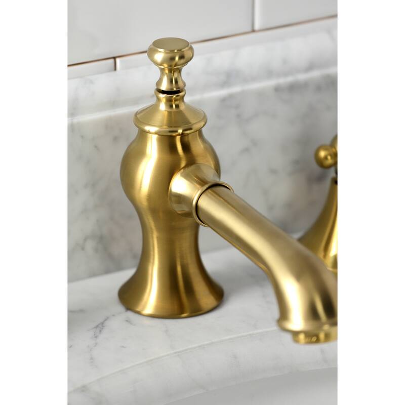 Duchess 8 in. Widespread Bathroom Faucet in Brushed Brass