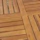 preview thumbnail 4 of 4, Marcello Outdoor Acacia Wood 3 Piece Dining Set with Mesh Seats by Christopher Knight Home