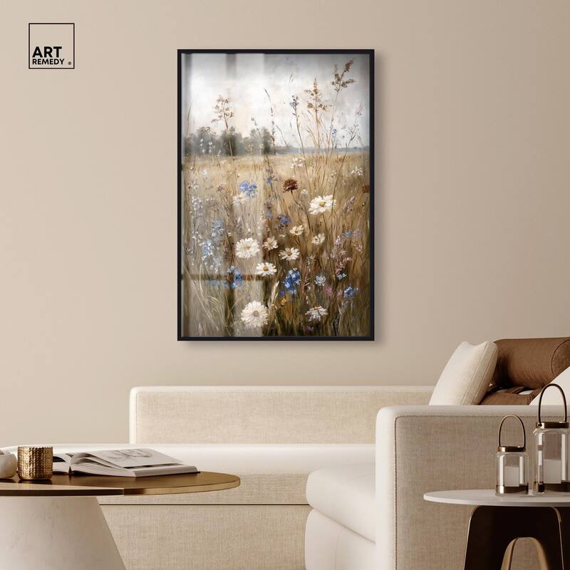 Field of Forgotten Dreams III Shadowbox by Art Remedy