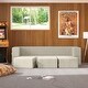 preview thumbnail 97 of 115, Porch & Den California King Convertible Sleeper Sofa and Ottomans