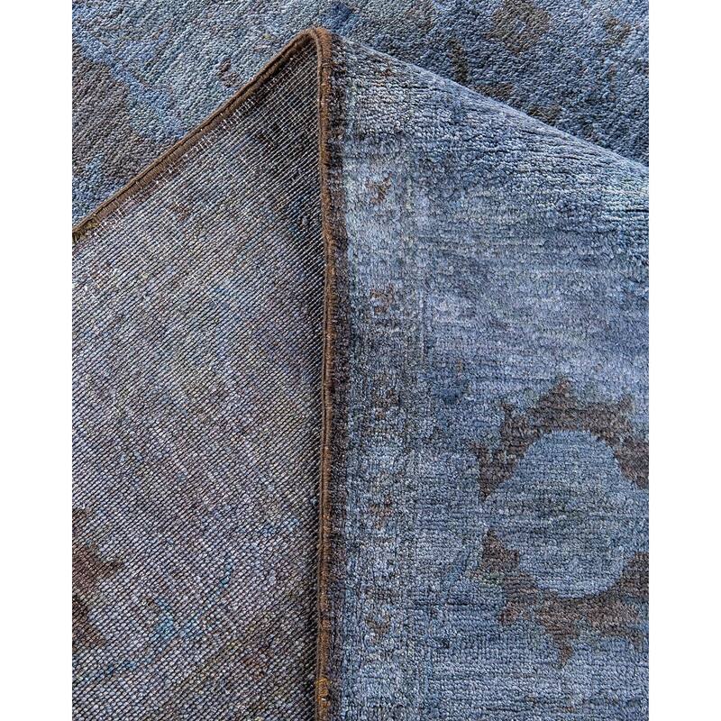 Vibrance, One-of-a-Kind Hand-Knotted Area Rug - Gray, 8' 0" x 10' 0" - 8' 0" x 10' 0"