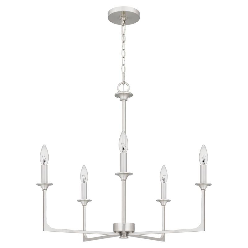 Prescott 5-Light Brushed Nickel Chandelier