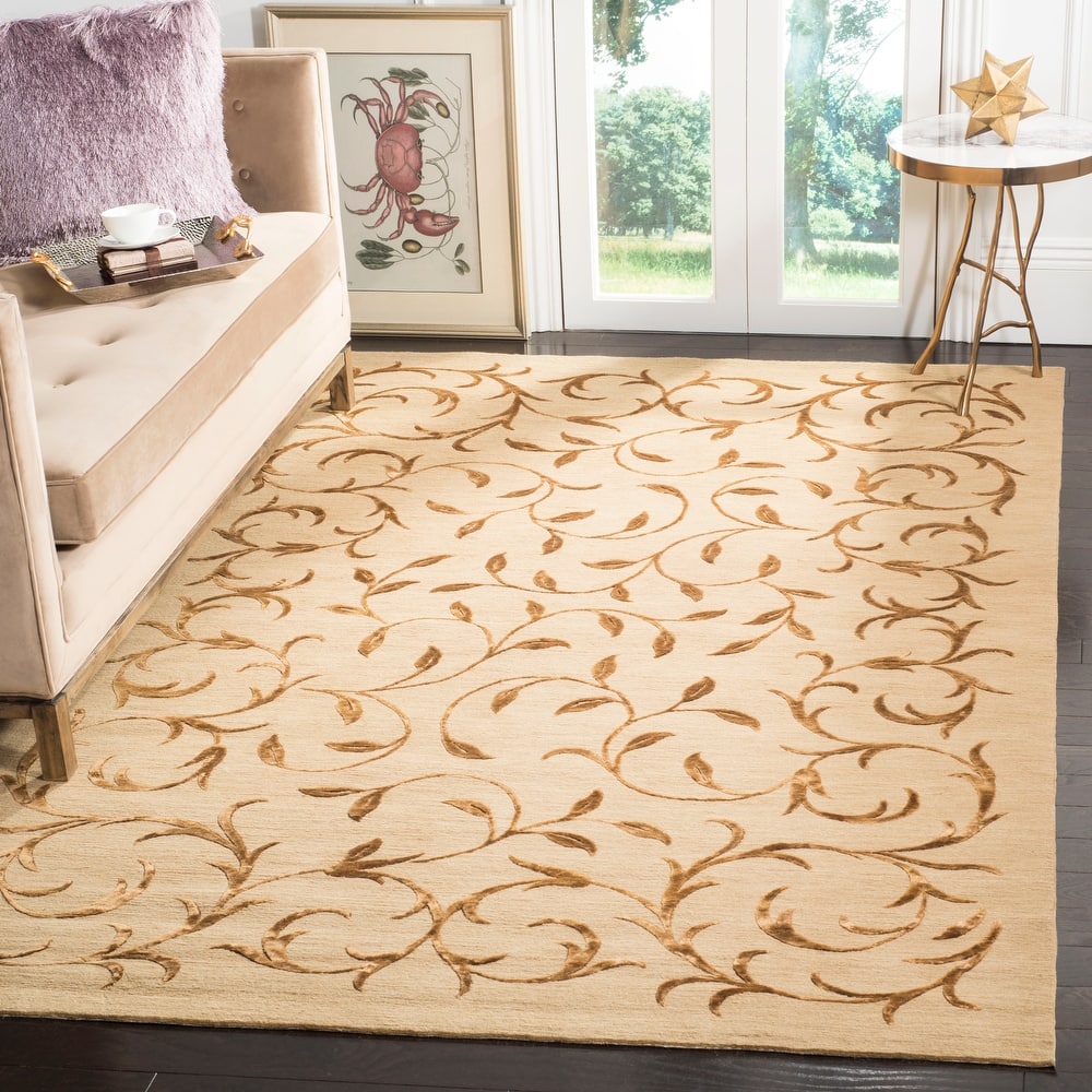 SAFAVIEH Couture Hand-knotted Tibetan Vania Modern Wool Rug