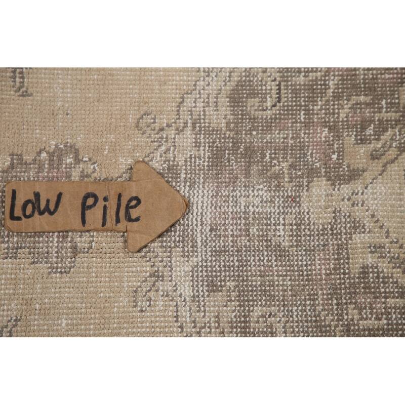 Hand Knotted Oriental 100% Wool Carpet Traditional Medallion Beige & Ivories Tabriz Area Rug - 12' 6'' X 9' 6''