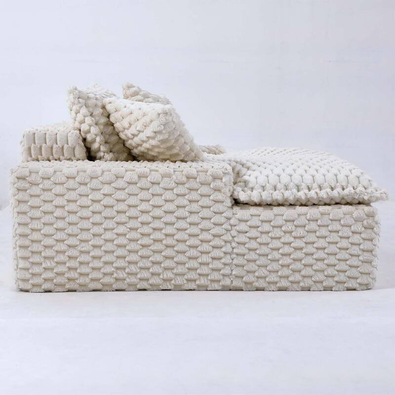 51-Inch Comfort-Bearing Sofa with Two Pillows and One Backrest,Ideal for Bedrooms and Living Rooms in Various Styles