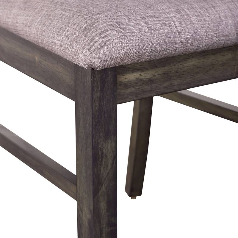 Anglewood Dark Umber Slat Back Upholstered Side Chair (Set of 2)