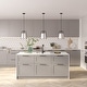 preview thumbnail 13 of 17, Marduk Contemporary Antique Pendant with White Linen Shade