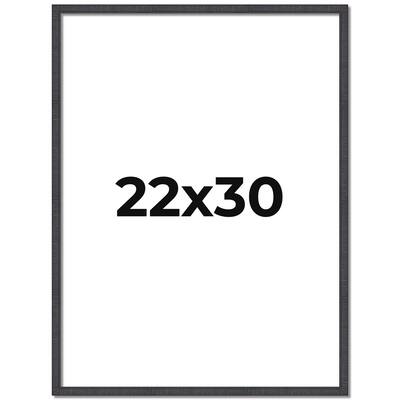 22x30 Frame Brown Solid Wood Picture Frame - Complete Modern Photo