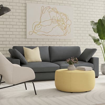 WyndenHall Roscoe 78-inch Sofa in Tightly Woven Performance Fabric
