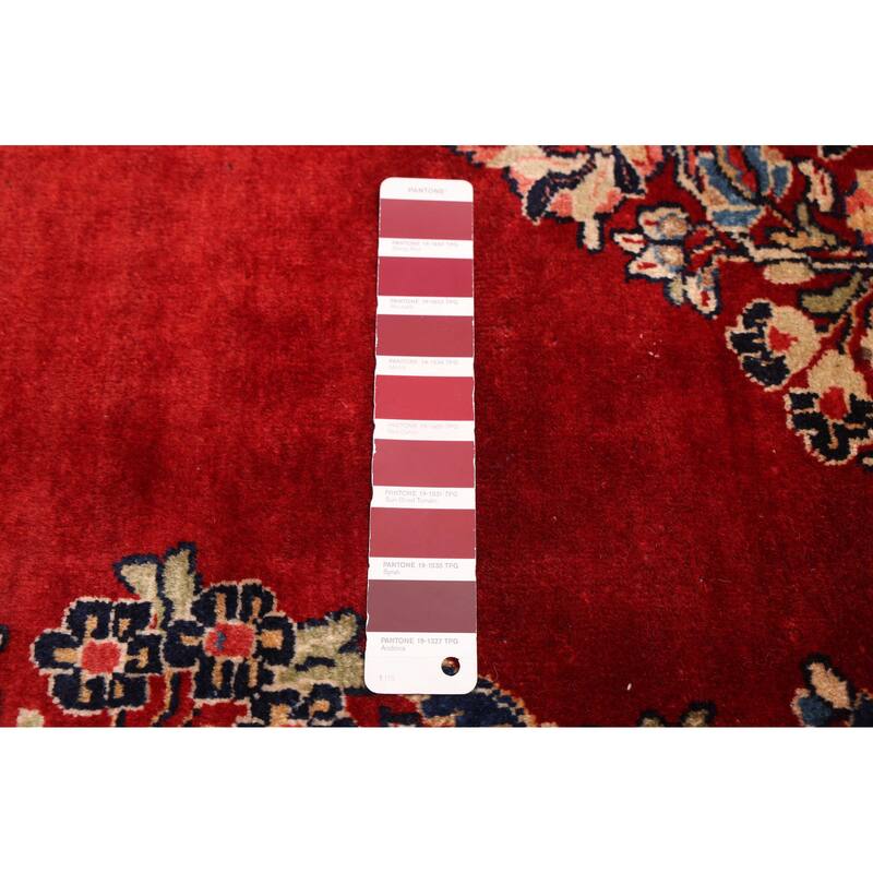 ECARPETGALLERY Hand-knotted Kayseri Red Wool Rug - 6'1 x 8'10