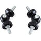 preview thumbnail 32 of 40, MERIVILLE Hinged Elbow Connector - Designed for Bay Window Curtain Rods or Corner Drapery Rods up to 1-inch Diameter Black - For 5/8" rod